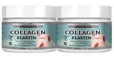 COLLAGEN & ELASTIN SKIN CREAM Firming Face Care Anti Aging Wrinkle Beauty 8 oz.