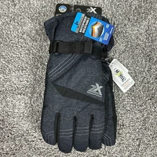 Zeroxposur Men's Waterproof Breathable Ski Snowboarding Gloves Gray Size L/XL .