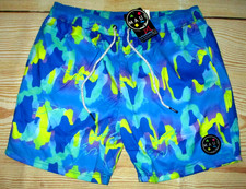 MENS MAUI AND SONS DRAWSTRING LINED SWIM BOARD SHORTS SIZE M