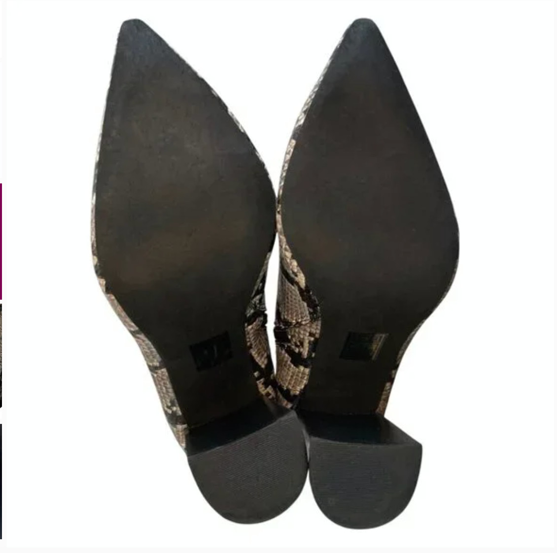 JEFFREY CAMPBELL Raven Python Snakeskin Leather A… - image 9