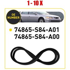 Fit 1998-2002 Honda Accord Rear Trunk Lid Weatherstrip Seal Molding Rubber 1-10x