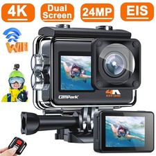 Campark 4K Sony Sports Aktion Cam 24MP Dual Screen EIS WIFI Unterwasserkamera