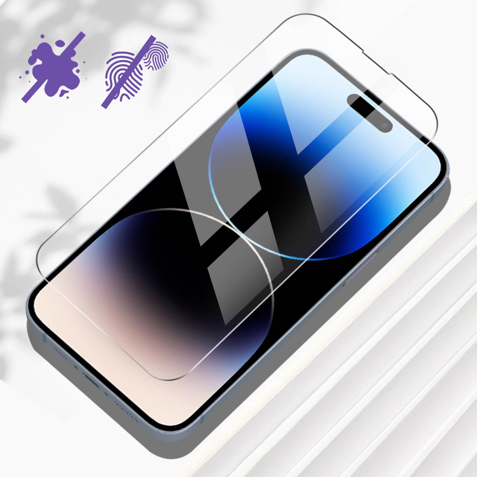 Protection écran iPhone 14 Pro Max anti rayures en verre trempé 9H