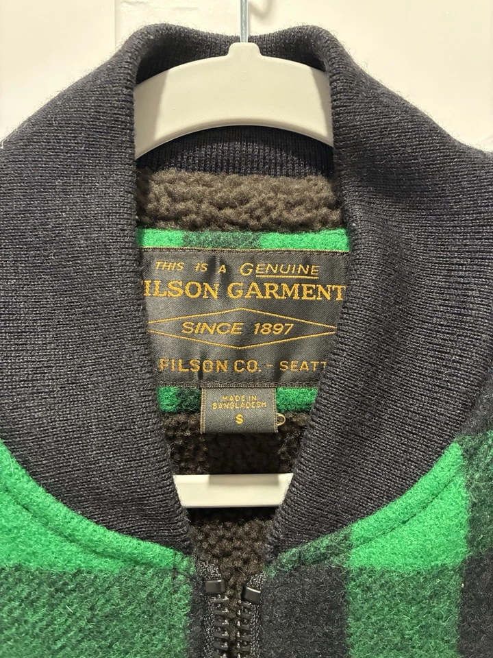 Chaleco Filson Forrado Mackinaw Hombre Pequeño Excelente Estado Foto 3 de 4