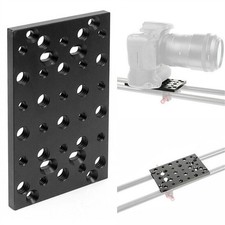 Black Switching Plate Camera Mounting Cheese Plate Mount Board SLR 1/4 3/8