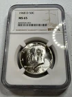 1968-D  KENNEDY US Half Dollar,   MS65 by NGC,   a SUPERB looking coin!!!!