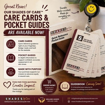 S.H.A.D.E.S Quick Reference Pocket Guide + Care Cards ''Brand New''