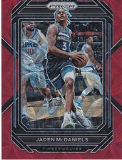JADEN MCDANIELS 83/88 RED SCOPE ASIA PRIZM 2022-23