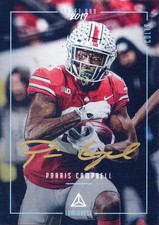 2019 Panini Luminance Parris Campbell Draft Day Signatures Gold Card