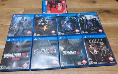 BIOHAZARD PS4 9Games set Japan Ver. 4 5 6 7 & Re 2 3 4 &  COLLECTION REVELATIONS