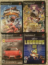 PS2 games Bundle SAINT SEIYA, Ferrari Challenge, Taito Legends, Power Rangers