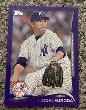 2014 Topps - Hiroki Kuroda #116 Purple - New York Yankees - Meijer Exclusive