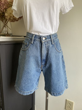 Vintage 90s Guess Jean Shorts 100 cotton Womens Size 29 High Waisted