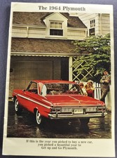 1964 Plymouth Brochure Sport Fury Belvedere Savoy Wagon Excellent Original 64