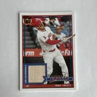 2026 Topps Series 1 Mike Trout #91R-MT Angels Game-Used Relic Card