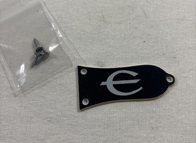 2015 Epiphone Les Paul Junior 'E'-Logo Truss Rod Cover 2-Ply w/ HW
