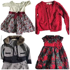 Hope & Henry Winter Dress Lot Size 12-18 Months Baby Girl Christmas Holiday 