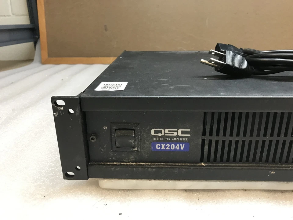 QSC CX204V 4-Channel Professional Rack Mountable Power Amplifier - Read Desc - Image 2 of 4