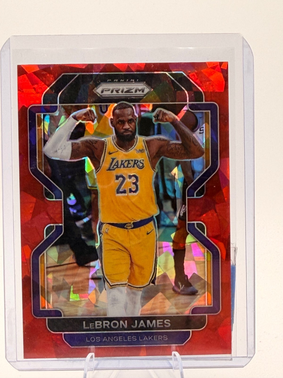 LeBron James 2021 Prizm #91 Red Ice Price Guide - Sports Card Investor