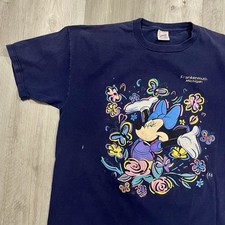 Vintage 90’s Minnie Mouse Disney Frankenmuth Michigan Flower Size XL Tshirt