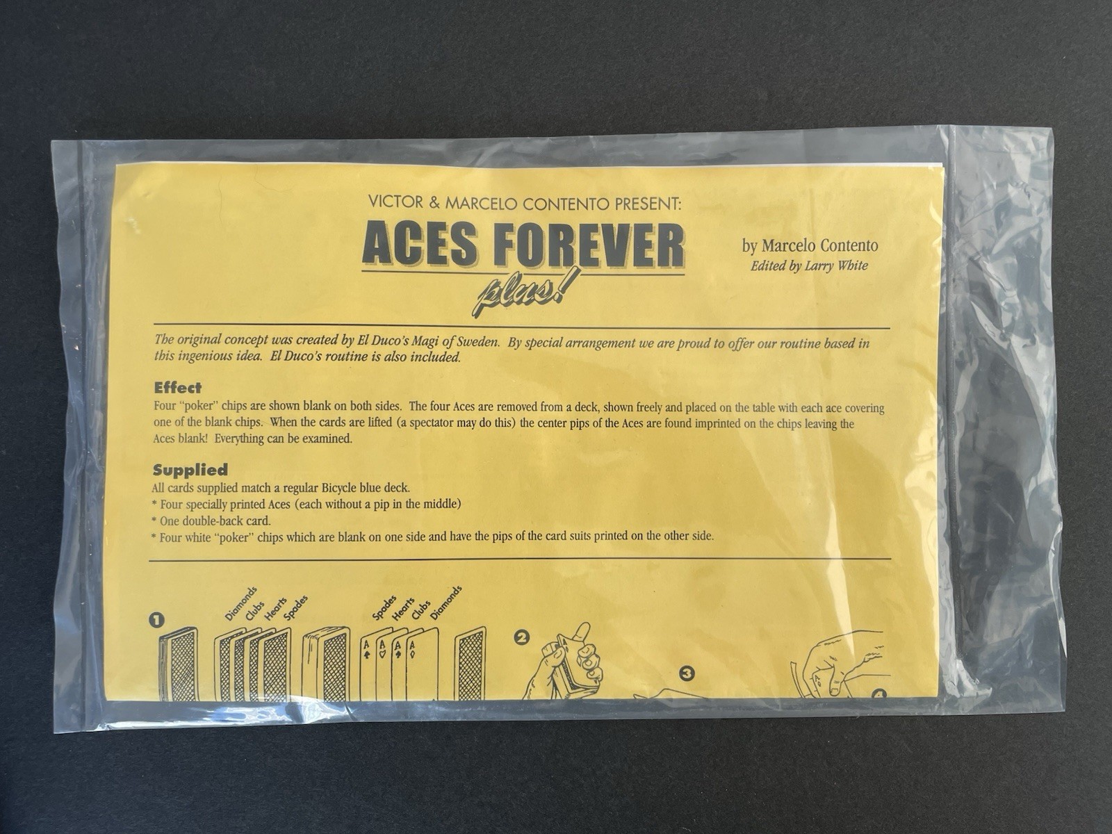 Victor & Marcelo Contendo Present Aces Forever Plus, El Duco Magic Card Trick