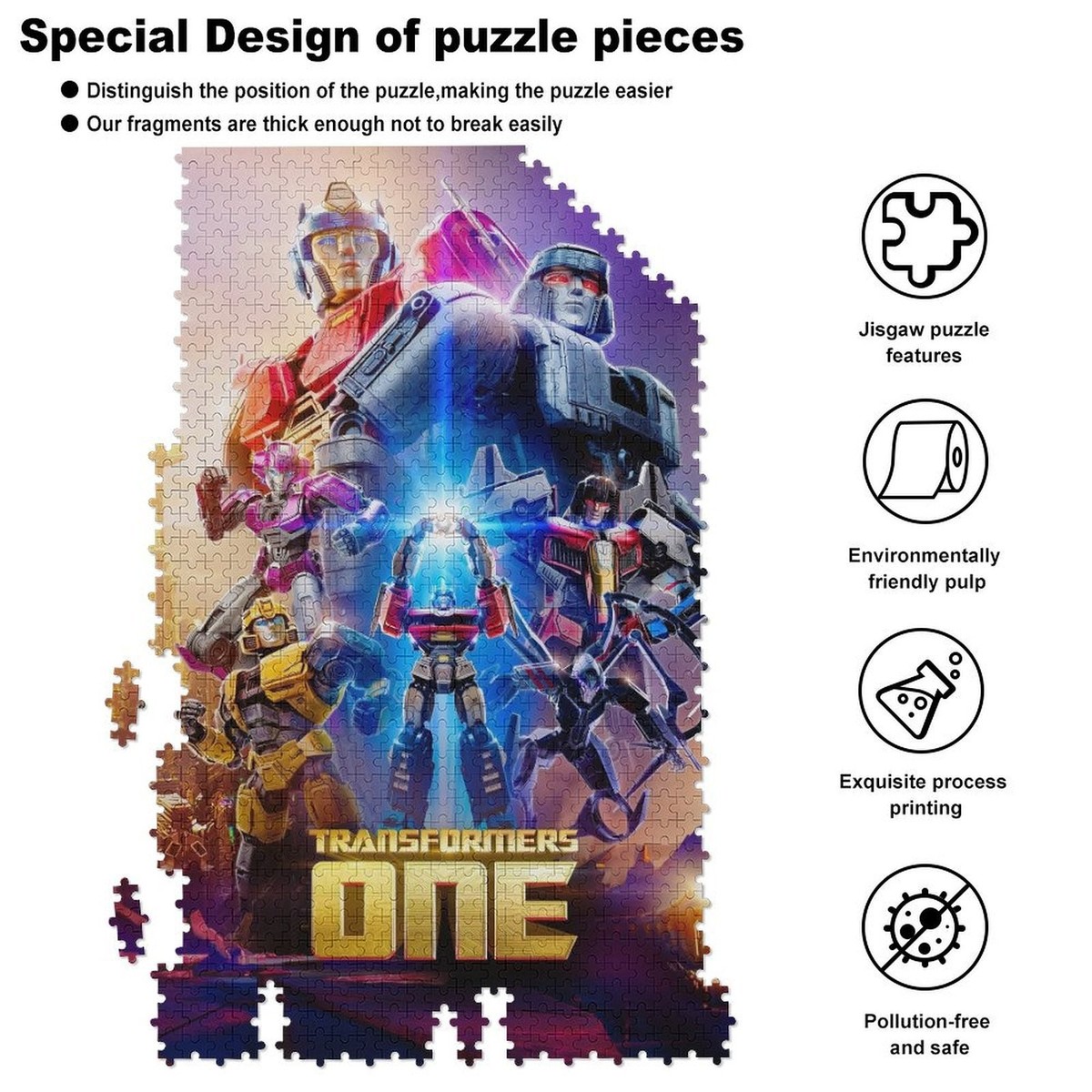 Transformers One Jigsaw Puzzle 1000 Pieces Gift for Adults | eBay