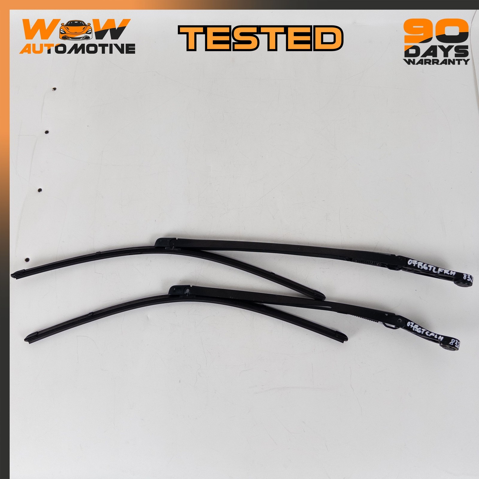 04-19 BENTLEY CONTINENTAL GTC FRONT LEFT RIGHT WINDSHIELD WASHER WIPER ARM OEM