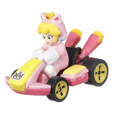 Mario Kart Hot Wheels 1:64 Diecast Car Cat Peach