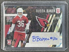 BUDDA BAKER 2017 PANINI UNPARALLELED #285 CLASS OF 2017 ROOKIE AUTO RC 3/49