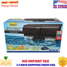 Tetra Whisper Advanced Power Filter 30-60 Gal, Freshwater  Saltwater Aquariums