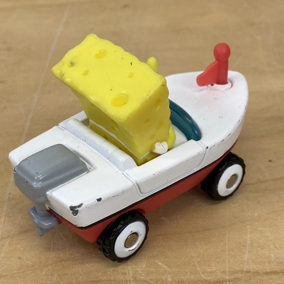 Bob Esponja Pantalones Cuadrados Bikini Parte Inferior Barco Diecast Coche Viacom Mattel 2004 Foto 3 de 4
