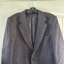 Harris Tweed Wool Jacket USA Blazer Mens Stafford