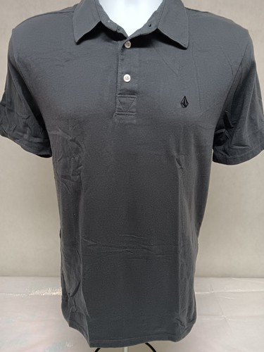 Camisa Polo Volcom Mediana Ajustada Pequeña Adulta Gris Informal Algodón Logo Clásica Para Hombres