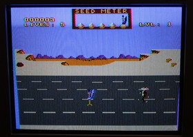 Road Runner (Nintendo Entertainment System, 1989) Tengen NES Black Cart Only