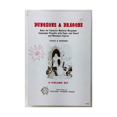 TSR Basic D&D D&D - Original White Box (7th, Collector's Ed) Fair/VG+