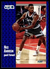 1991-92 Fleer Nick Anderson Orlando Magic #143