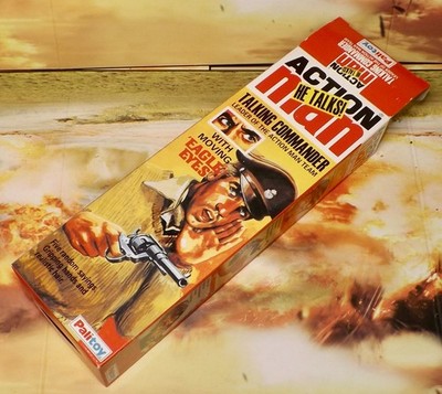 Vintage Action Man 40th Talking Commander *Leerkarton*nicht neuwertig hat Foxing Fading*