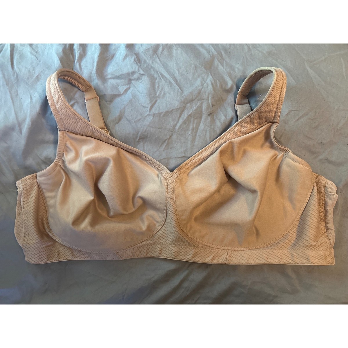 Glamorise Sport Beige Full Figure No Bounce Camisole Sports Bra, 50D