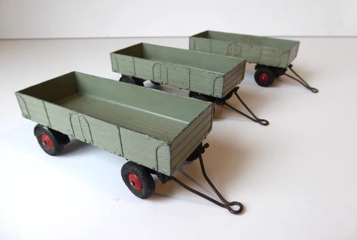 3 x Dinky Toys 428 'LARGE TRAILER'  1:43 Vintage Diecast JOB LOT VGC