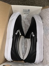 vlt Leather black OG classic slip on Van Vault lx Size 5M men- 6.5 Women
