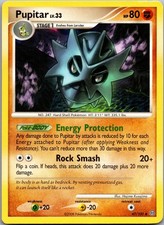 Pokemon Pupitar 47/100 Stormfront Uncommon Fighting TCG Card 2008 LP