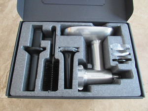 NEW KitchenAid Metal Food Grinder, stand mixer attachment, KSMMGA