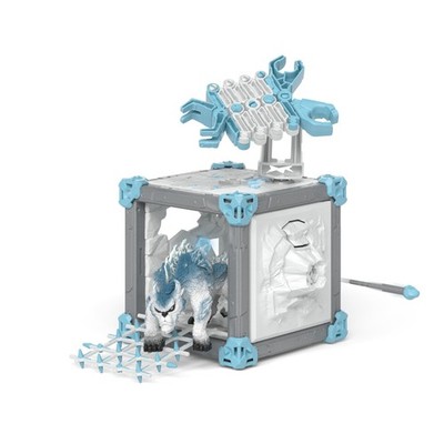 schleich Eldrador Creatures - 48 PC BattleCave Snow Slashe Playset for Boys a...