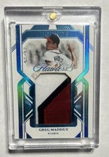 2023 Panini Flawless Legends Jumbo Materials Greg Maddux #LJM-GM 1/1 Game Used