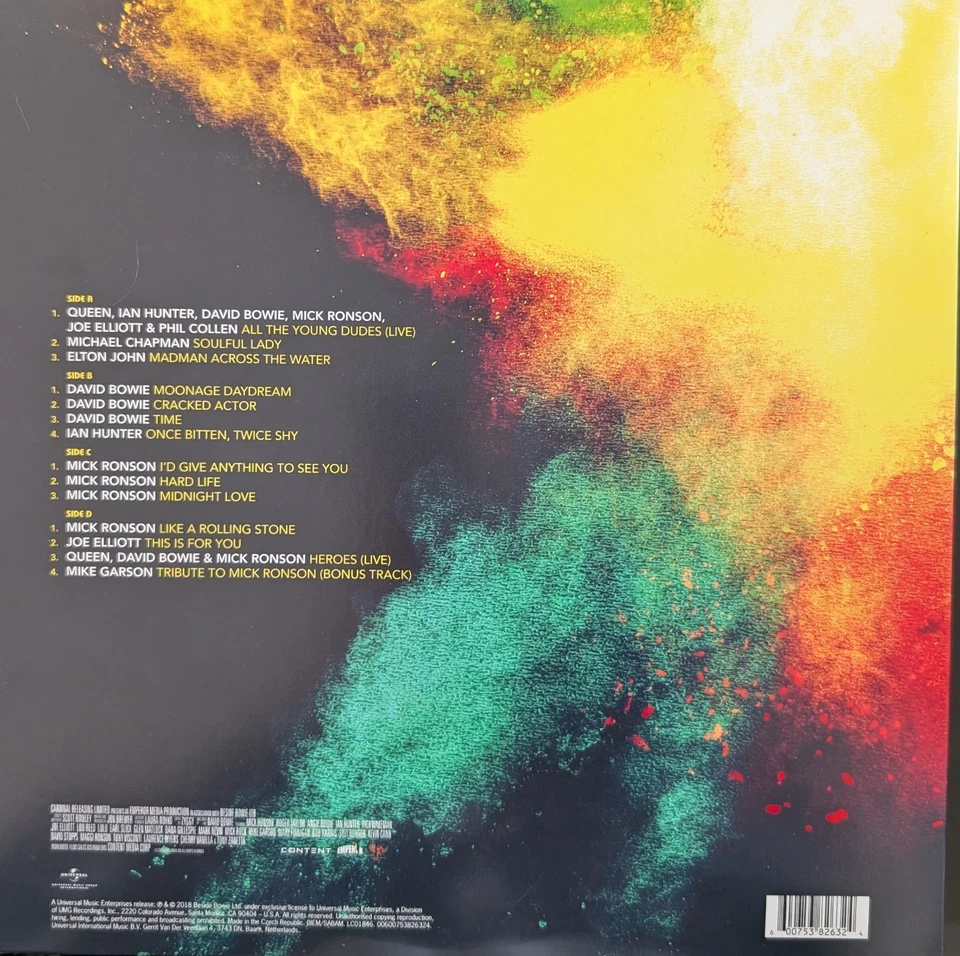 Beside Bowie The Mick Ronson Story Vinyl Record VG+/VG+ 2018 — 第 2/2 张图片