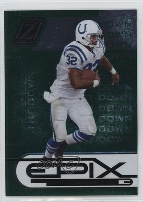 2005 Donruss Zenith Epix 1st Down Emerald 117/150 Edgerrin James #E-12 HOF 0sm7