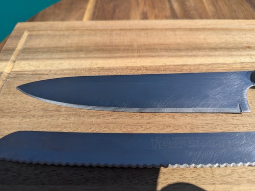 J A Henckels Eversharp Messer Set 8" Chef 8" Brot 6" Utility 5" Ausbeinen 3" Schälen - Bild 8 von 8