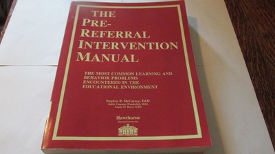 Pre-Referral Intervention Manual, Second Edition - McCarney, Stephen B. - Go...