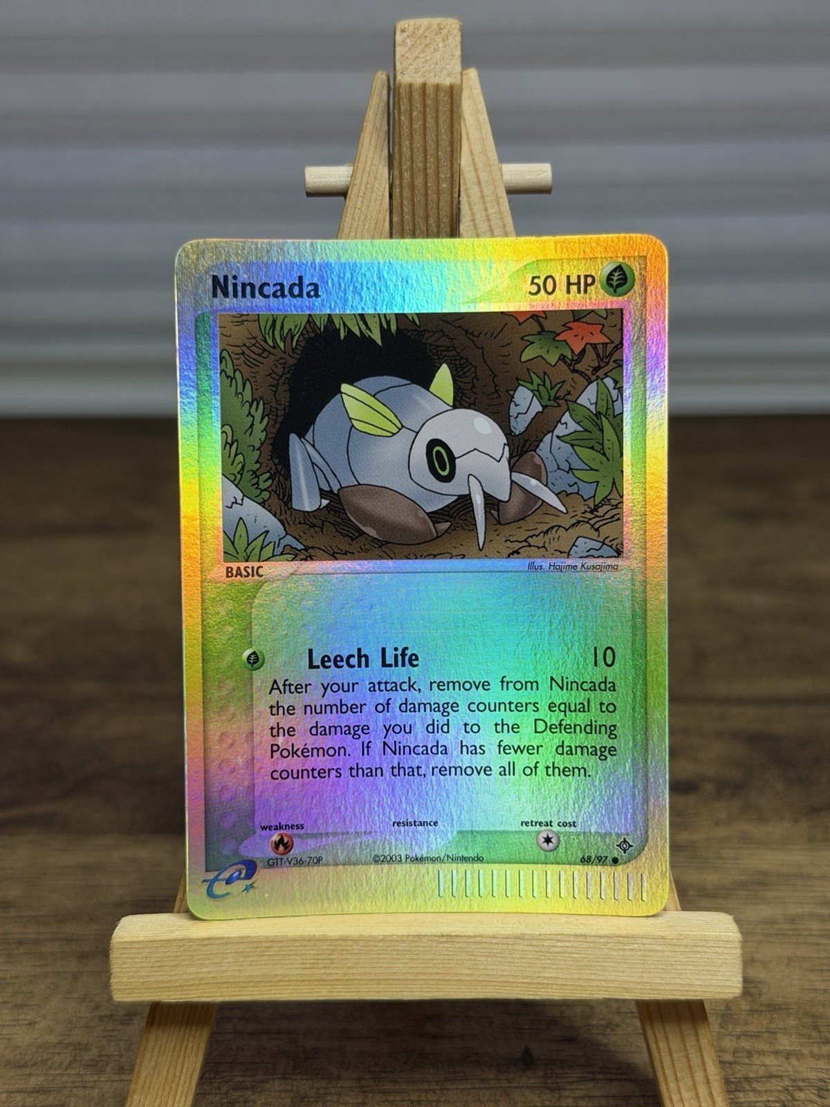 Nincada 68/97 - Ex Dragon - Reverse Holo - Pokémon TCG - LP/NM