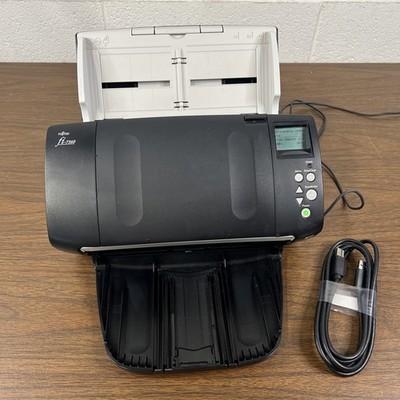 Fujitsu fi-7160 Color Scanner W/ Cords Bundle 36.3k Scans - Tested Works Great